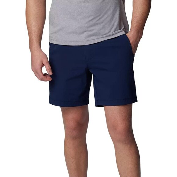 Columbia Men's Landroamer Ripstop Shorts Navy Pockets Outdoors Size 34 7" L - Picture 5 of 5